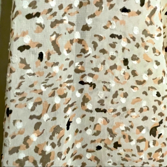 Saints & Secrets short dress long sleeves pastel leopard terrazzo - Picture 8 of 16